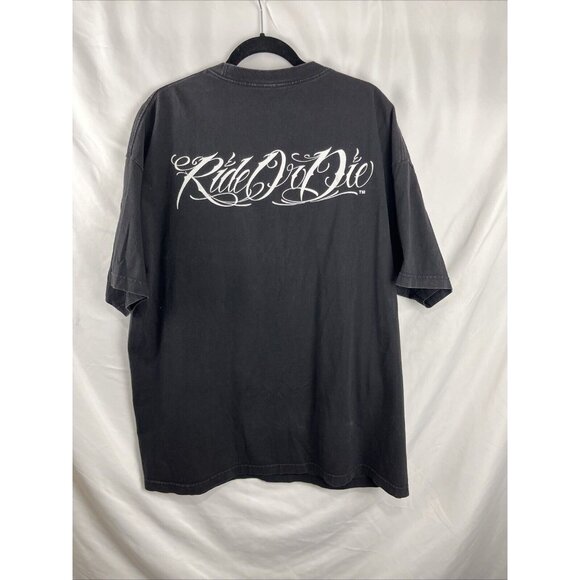 David Gonzales Art Ride or Die Stairway to Heaven T-Shirt Mens Size 2XL - Picture 4 of 6